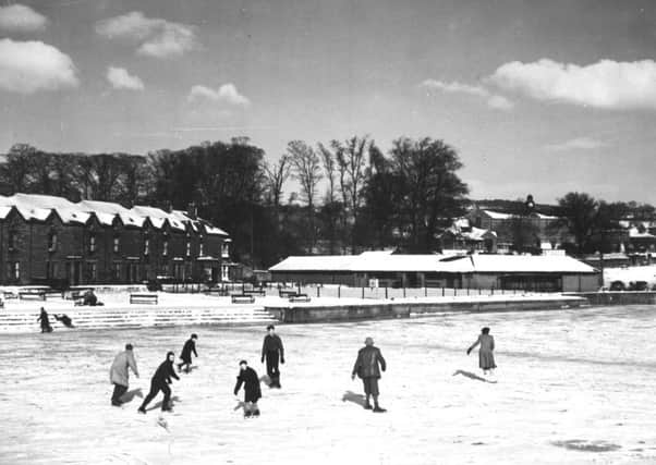 Otley, February 1947
Ice Skating

The photo of Otley taken in February 1947 (Let It Snow, Yorkshire Evening Post January 2, 2009) asks where it is? It's on the Wharfe just past the bridge at Otley. I was taken there when I was a child by my father. My auntie lived in one of the cottages seen in the picture. 
Gary Wheelhouse, Kentmere Avenue, Seacroft, Leeds, email: ggazw@aol.com