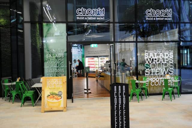 Chop'd is one of the new additions in the recently opened Central Square development in Leeds city centre. Picture : Jonathan Gawthorpe