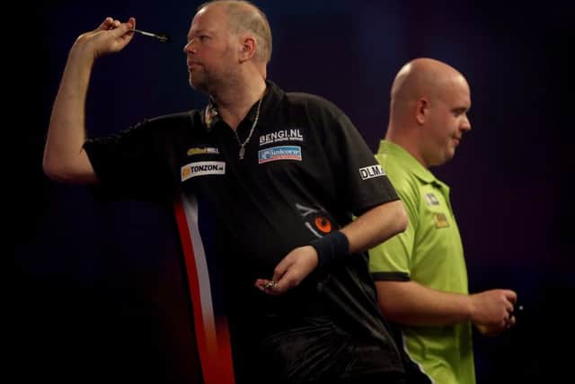 Raymond van Barneveld and Michael van Gerwen.