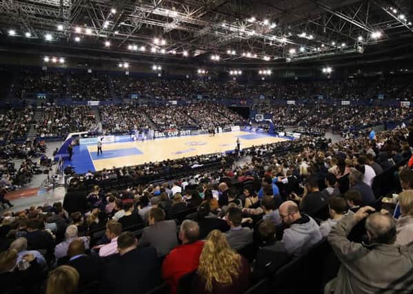 Fans watch the BBL Cup final as Newcastle Eagles won the seasons first silverware on Sunday when they defeated the Glasgow Rocks, 91-83, at the Barclaycard Arena in Birmingham. (Picture: Ville Vuorinen)