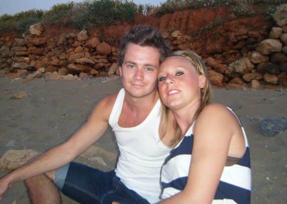 TRAGIC ENDING: Chelsea Hyndman and Luke Walker.