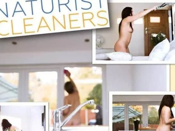 The advert for Naturist Cleaners. Photo: Facebook