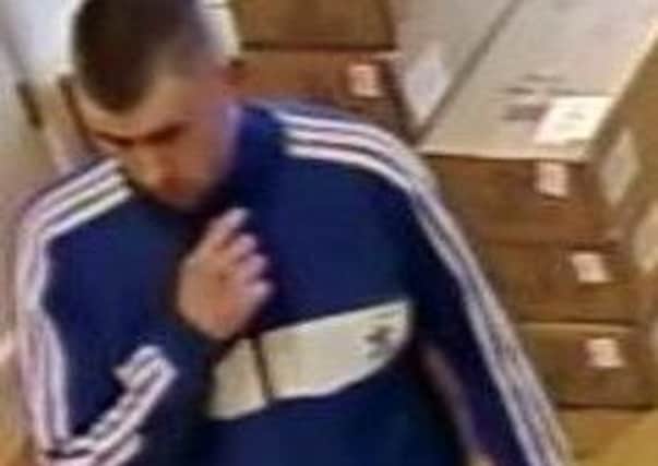 Police want to trace this man, reference LD395, after a theft from a shop in Leeds.