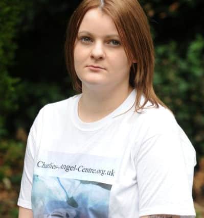 Carrie-Ann Curtis of Middleton, Leeds. Her son Charlie Arthur Curtis died just after birth.