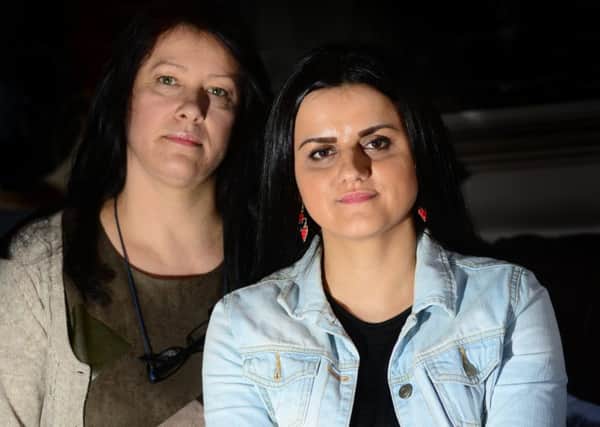 Jasmina Foric (left) and Suhra Kalabic (right), who both fled from the fighting in Bosnia in the 90s.