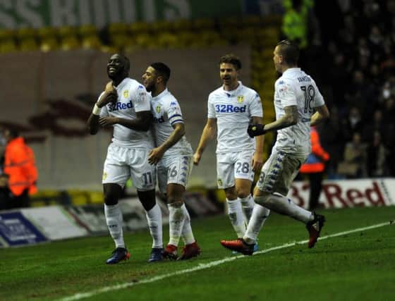 Leeds United v Nottingham Forest: Souleymane Doukara celebrates his wonder goal.
Picture : Jonathan Gawthorpe