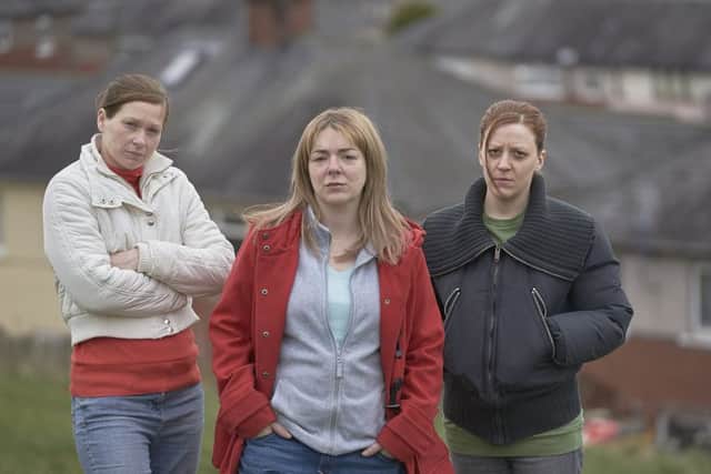 TRUE LIFE: Sian Brooke, Sheridan Smith and Gemma Whelan star in The Moorside.
