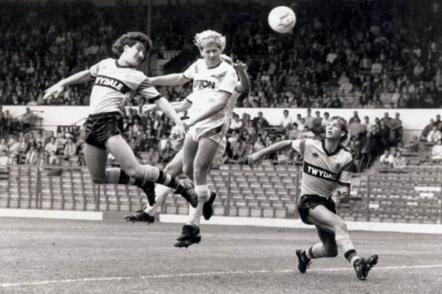 Ian Baird in action for Leeds in 1986.