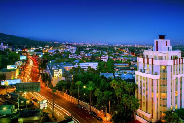 The view across West Hollywood, known to locals as WeHo.