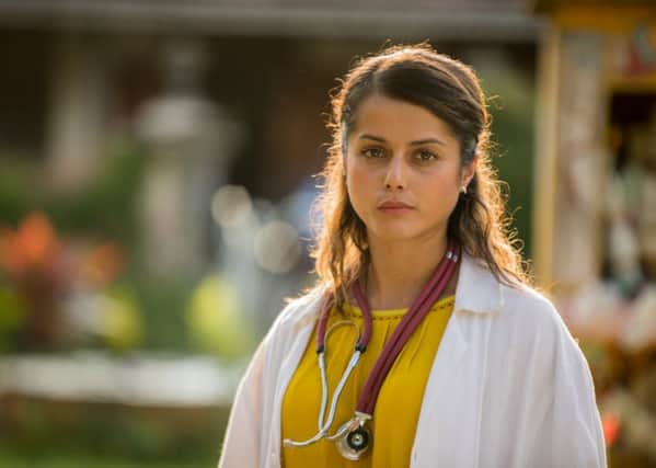 HAVE STETHOSCOPE, WILL TRAVEL: Amrita Acharia stars as Dr Ruby Walker in ITVs new six-part Sunday evening series The Good Karma Hospital.