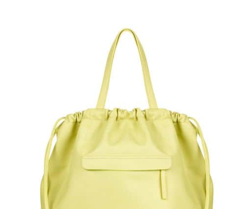 Yellow shopper bag, £35, at Marks & Spencer.