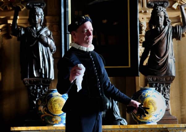 400 years since the death of Lord Darnley, Temple Newsam house, Leeds, is organising murder mystery days to solve the historic murder.Robert Lee is dressed as Lord Darnley..1st February 2017 ..Picture by Simon Hulme