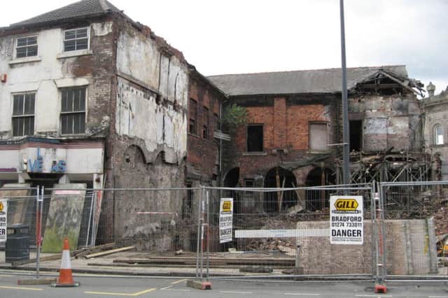 First White White Cloth Hall in ruins 6 Oct 2010 reproduced courtesy of Leeds Civic Trust