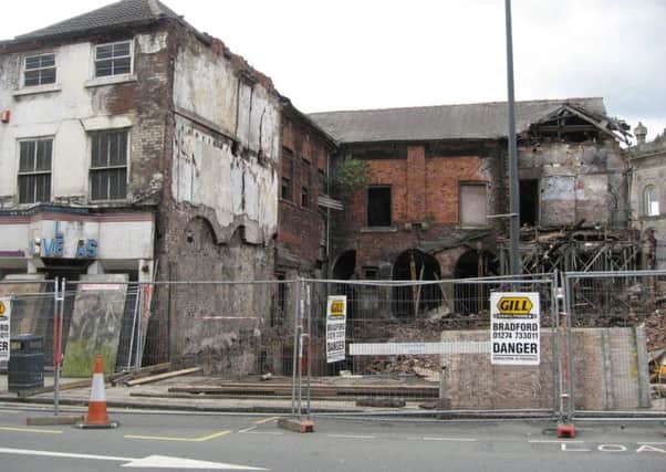 First White White Cloth Hall in ruins 6 Oct 2010 reproduced courtesy of Leeds Civic Trust