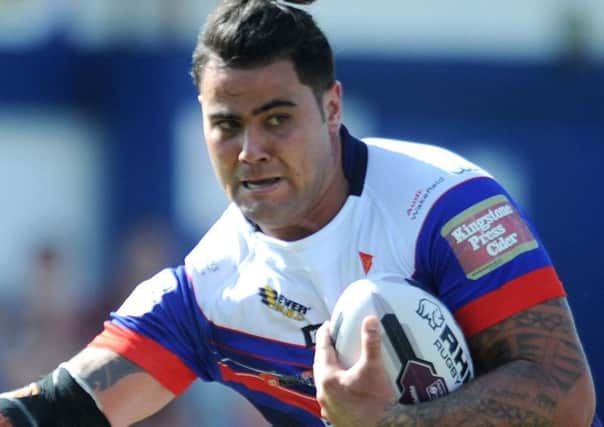 David Fifita , on dual-reg' at Dewsbury from Wakefield, but he and three Trinity team-mates couldn't help out the Rams at resurgent Rochdale.