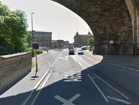 The crash took place in Bradford Road on Saturday. Picture: Google