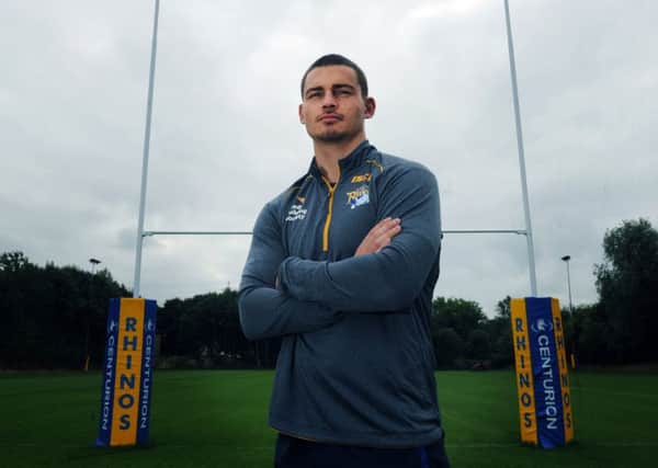Leeds Rhinos' Stevie Ward, pictured at the club's training ground on Kirkstall Road. (Picture: Jonathan Gawthorpe)