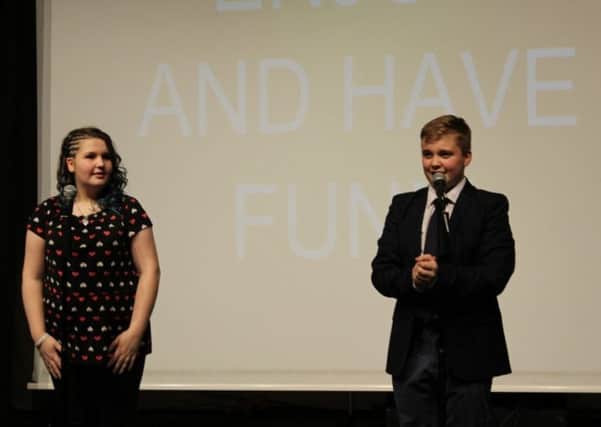 ORGANISERS: Bethany Denison and Elliot Carroll who organised a fundraiser at Leeds City College.