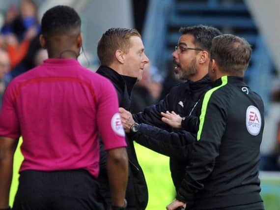 Garry Monk and David Wagner clashed at the end of Sunday's West Yorkshire derby