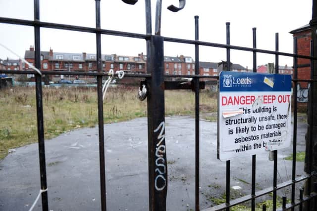 GATE TO THE FUTURE? The Leeds council-owned site has been locked for several years