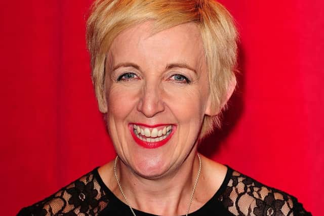 Fformer Coronation Street actress Julie Hesmondhalgh was initially cast as a transgender character in the soap as a "joke".
