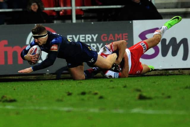 Tommy Makinson's try-saving tackle on Liam Sutcliffe secured victory for Saints according to Leeds prop Mitch Garbutt.