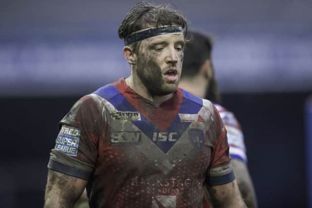 No fun in the mud for Wakefield captain Danny Kirmond.