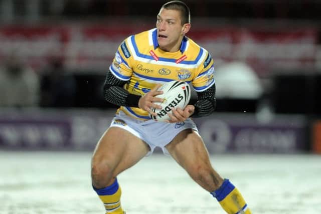 Ryan Hall in action against the Crusaders in 2010.