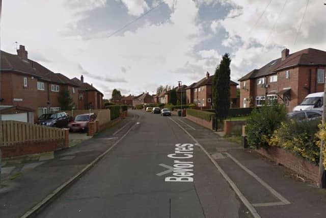 The robbery took place at a house in Bevor Crescent, Heckmondwike. Picture: Google