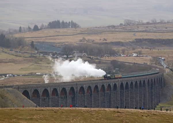 PABEST

Tornado, the newest steam locomotive in Britain, crosses the Ribbleshead Viaduct in North Yorkshire, on the last day of its scheduled service running from Skipton to Appleby. PIC: PA