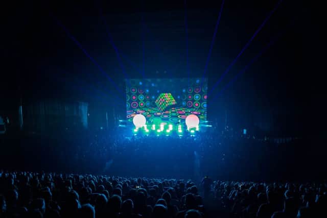 Pet Shop Boys at First Direct Arena, Leeds. Picture: Anthony Longstaff