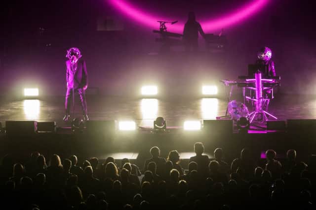 Pet Shop Boys at First Direct Arena. Leeds. Picture: Anthony Longstaff