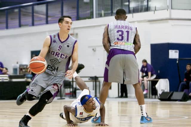 Rob Sandoval heaped loads of pressure on Sheffield Sharks to help set up a tense finish.