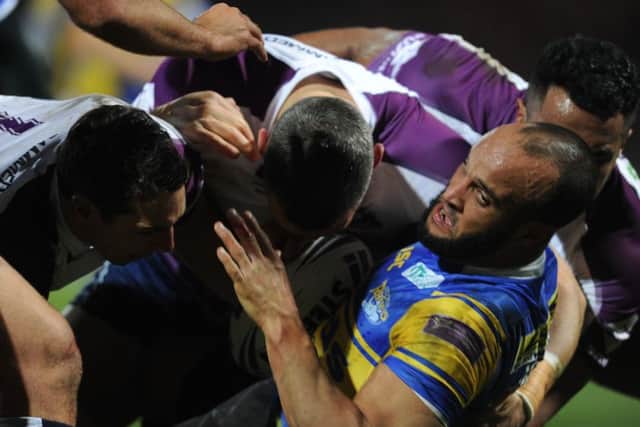 Leeds Rhinos found Melbourne Storm a bit of a handful in 2013.
