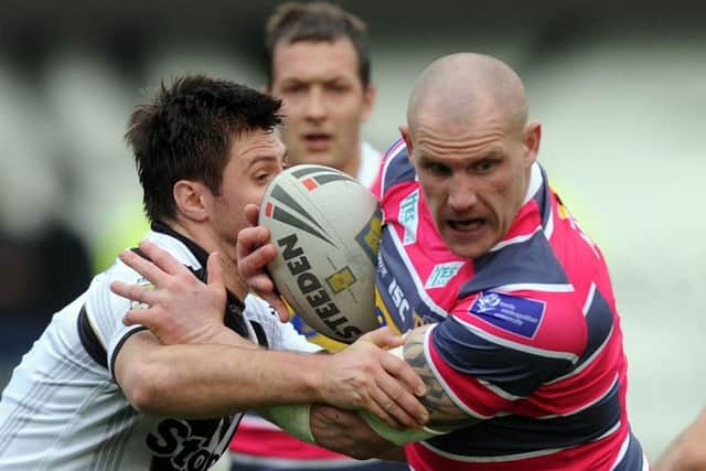 Richard Moore, who made his Leeds Rhinos debut after a 10-year wait at Widnes Vikings in February 2012.