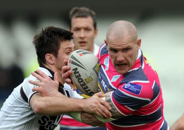 Richard Moore, who made his Leeds Rhinos debut after a 10-year wait at Widnes Vikings in February 2012.