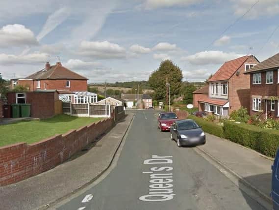 The collision took place in Queen's Drive, Ossett. Picture: Google