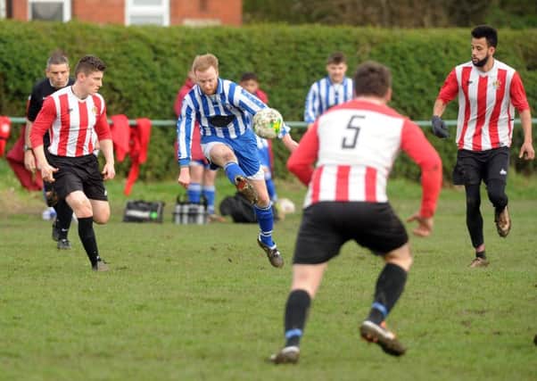 Action from Old Centralians v Altofts in the West Yokshire League League Cup. PIC: Steve Riding