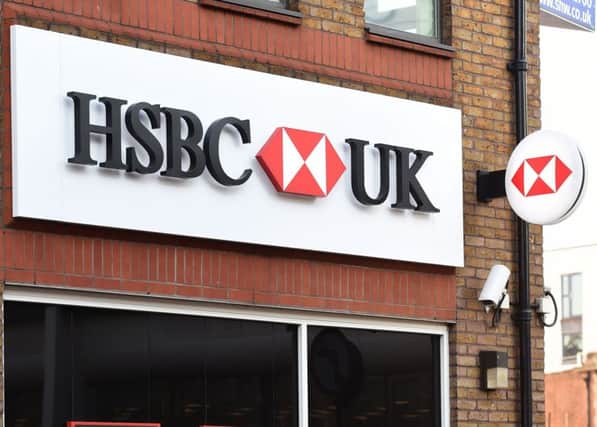 File photo of a branch of HSBC in London, as the bank announced that profits have slumped by 82% after a year of "unexpected economic and political events". PRESS ASSOCIATION Photo. Issue date: Tuesday February 21, 2017. The London-based bank, which is Europe's largest, said on Tuesday that net profit for 2016 slipped to Â£2 billion from Â£10.8 billion the year before. Photo: Charlotte Ball/PA Wire
