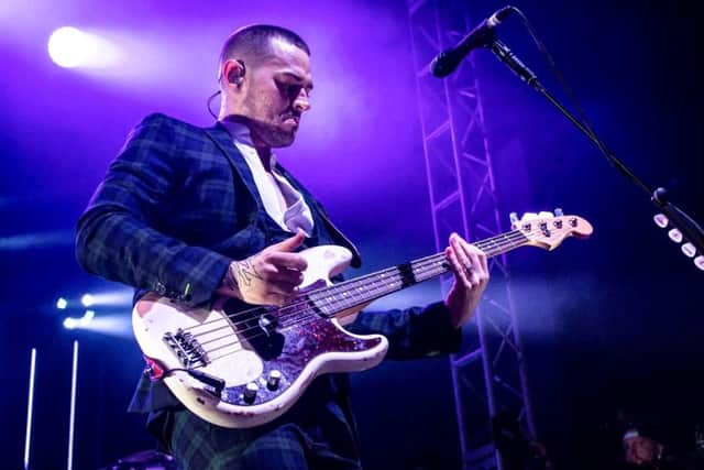 Matt Willis of Busted at O2 Academy Leeds. Picture: Sarah Smith
