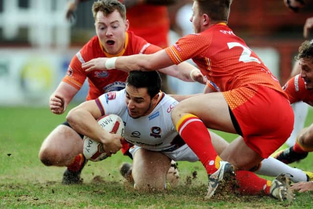 Batley tryscorer Tom Holmes. PIC: Jonathan Gawthorpe