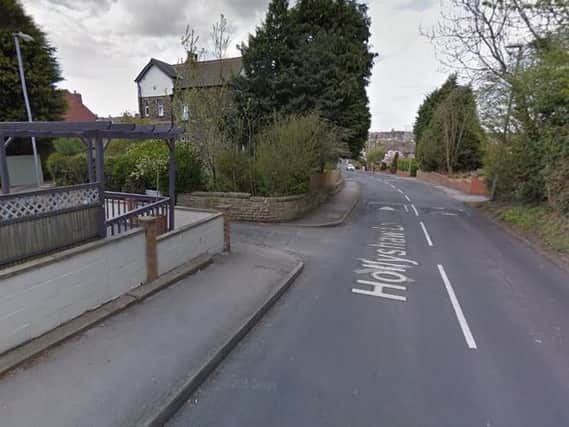 The man was knocked down in Hollyshaw Lane, near the junction with Hollyshaw Street, in Halton. Picture: Google