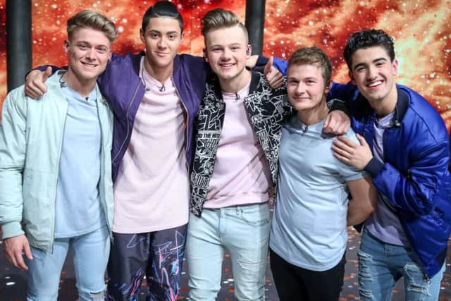 Five To Five on the final of Let It Shine on BBC One. PIC: PA
