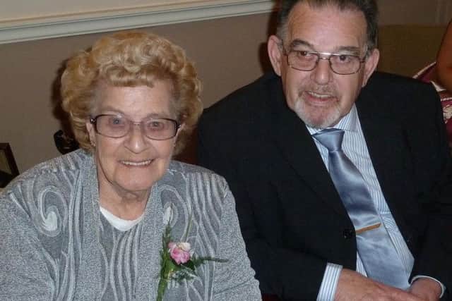 Betty with Jeff, who was driving one of the cars involved in the crash but was not part of the case