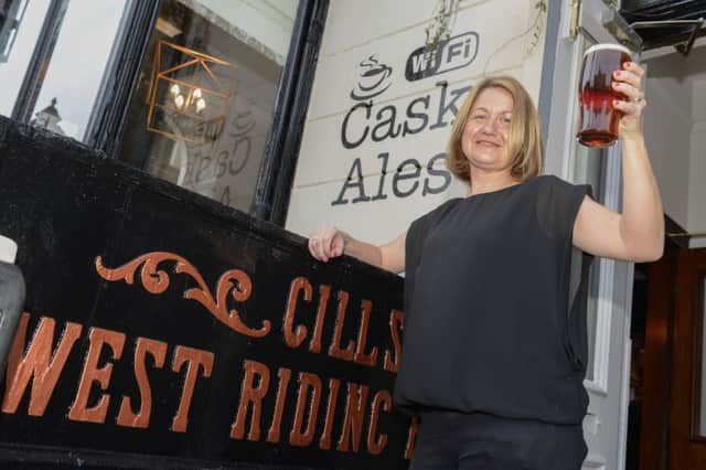 The West Riding
Wellington Street 
Leeds
Manager Nicola Jones at the recently refurbished pub in Leeds City Centre