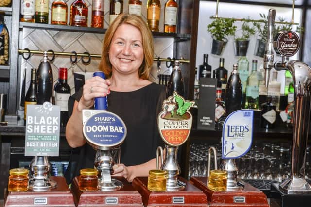 The West Riding
Wellington Street 
Leeds
Manager Nicola Jones at the recently refurbished pub in Leeds City Centre