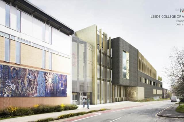 A CGI of the new building.