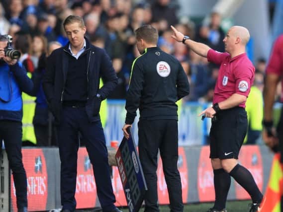 Garry Monk was sent off after the clash and faces a touchline ban from the FA (Photo: PA)
