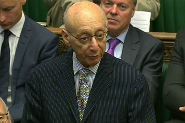 Sir Gerald Kaufman, who died this week.