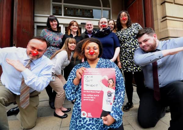 Staff at the West Yorkshire Combined Authority, Wellington Street, Leeds. are doing Talent Show for Comic Relief..2nd March 2017 ..Picture by Simon Hulme